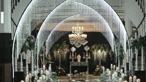 6pcs 200cm) Tree Road no Lights Wedding Stage Welcome Area Decorative no Lights Ornaments Crystal