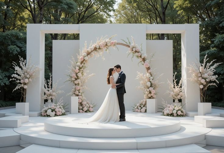 Weddign ceremony AI promt